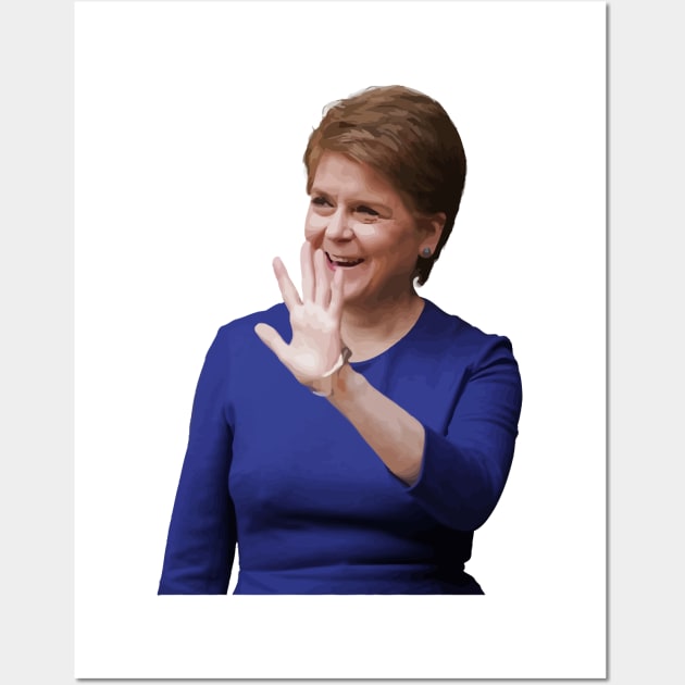 nicola sturgeon Wall Art by danonbentley